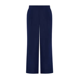 Georgedé Georgette Trousers Navy - Plus Size Collection