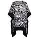 Georgedé Kaftan Black and White 