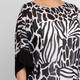 Georgedé Kaftan Black and White 