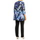 Georgedé Georgette Twinset Blue Floral 