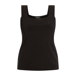 Georgedé Stretch Jersey Vest Black - Plus Size Collection