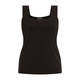 Georgedé Stretch Jersey Vest Black