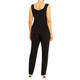 Georgedé Stretch Jersey Vest Black