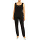 Georgedé Stretch Jersey Vest Black