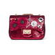 GIUNO RED SEQUIN HANDBAG