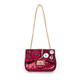 GIUNO RED SEQUIN HANDBAG