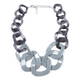 GIUNO GREY INTERLOCK NECKLACE