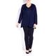 KARIN COTTON MIX LONG CARDIGAN WITH POCKETS