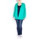 KARIN HORIZONTAL STRIPED MINT CARDIGAN 