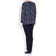 KARIN NAVY POLKA DOT CARDIGAN + SWEATER 