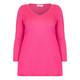 KARIN ULTRALIGHT PINK V-NECK SWEATER 