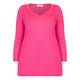 KARIN ULTRALIGHT PINK V-NECK SWEATER 