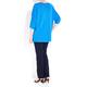 KARIN BLUE ULTRALIGHT HORIZONTAL STRIPE SWEATER 