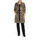 FABER LONG KNITTED INTARSIA JACKET