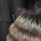 YOEK LEATHER COAT WITH FUR CUFFS