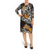 MORETTI EMBELLISHED PRINT DRESS