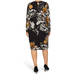 MORETTI EMBELLISHED PRINT DRESS