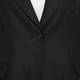MARINA RINALDI NAVY LINED LINEN BLAZER