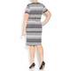 BEIGE LABEL BODY CON PRINT JERSEY DRESS