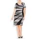 BEIGE LABEL BODY CON PRINT JERSEY DRESS