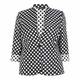 HABELLA PRINCESS CUT POLKA DOT JACKET 