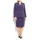 Habella AUBERGINE JACKET & SKIRT SUIT