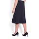 HABELLA navy flick hem SKIRT