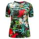 HABELLA red floral print T SHIRT