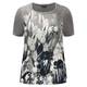 HABELLA grey floral print T SHIRT top