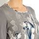 HABELLA grey floral print T SHIRT top