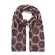 INDINI SPOT SCARF BROWN