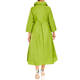 Igor Taffeta Wrap Dress Lime Green