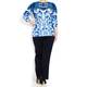 Imagini blues abstract print SWEATER