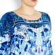 Imagini blues abstract print SWEATER