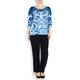 Imagini blues abstract print SWEATER