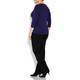 BEIGE LABEL violet EMBELLISHED embroidered SWEATER