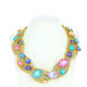 DIAMANTE AND CANDY COLOUR SWAROVSKI CRYSTAL NECKLACE