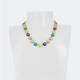MULTI-COLOUR SWAROVSKI CRYSTAL NECKLACE