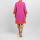 Karvinen Linen Dress Orange and Fuchsia 