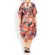 KIRSTEN KROG PURE SILK PRINT DRESS