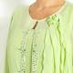 KIRSTEN KROG lime green chiffon kaftan DRESS