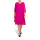 KIRSTEN KROG GEORGETTE LAYER DRESS CERISE