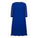 KIRSTEN KROG GEORGETTE LAYER DRESS COBALT