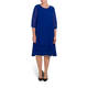 KIRSTEN KROG GEORGETTE LAYER DRESS COBALT