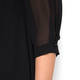 KIRSTEN KROG BLACK CHIFFON DRESS