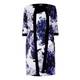 KIRSTEN KROG ABSTRACT PRINT DRESS + LONG JACKET