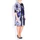 KIRSTEN KROG ABSTRACT PRINT DRESS + LONG JACKET