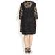 KIRSTEN KROG black lace JACKET & DRESS