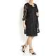 KIRSTEN KROG black lace JACKET & DRESS