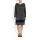 PER TE BY KRIZIA PRINT LONG SLEEVE DRESS
